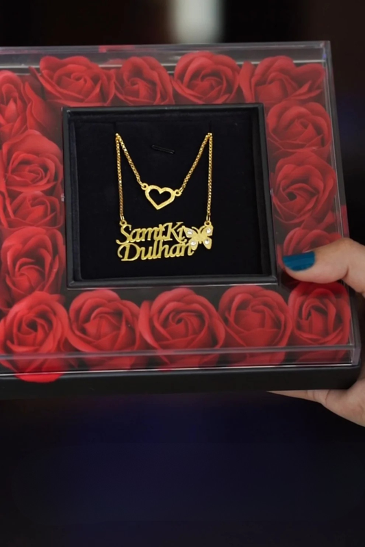 Queen butterfly necklace