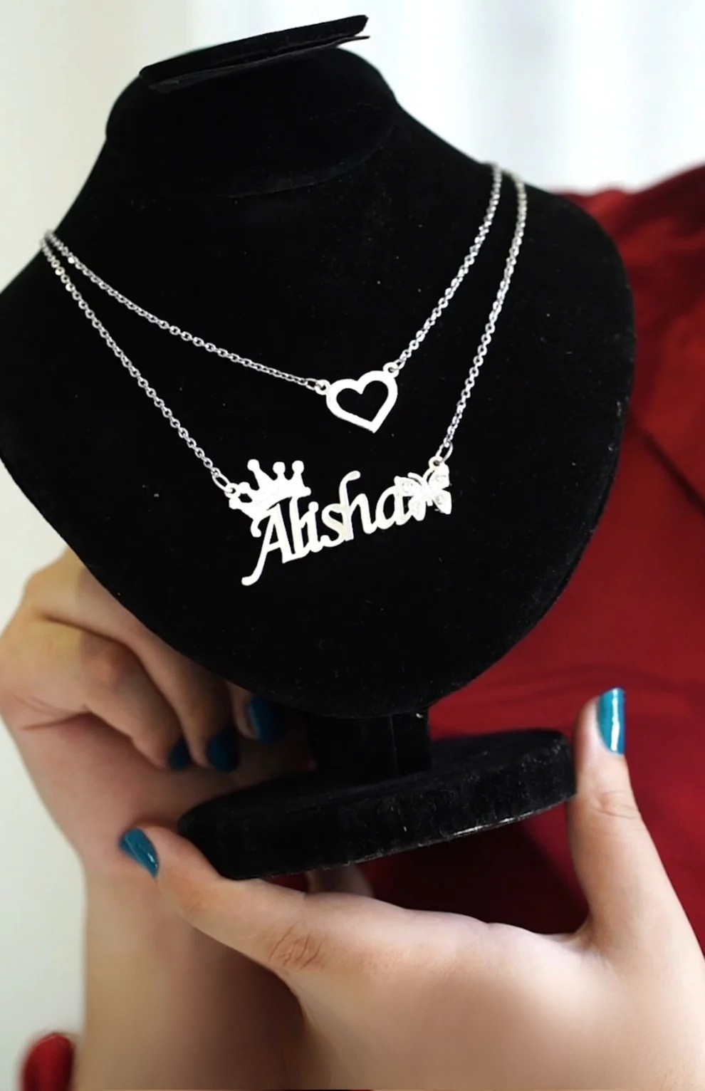 Queen butterfly necklace